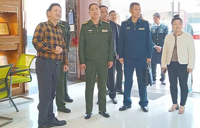 佛山軍分區政委、禪城區委常委領導一行蒞臨金凱地調研指